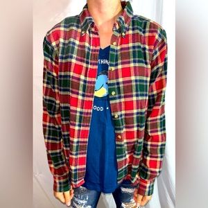 Abercrombie and Finch vintage flannel size S